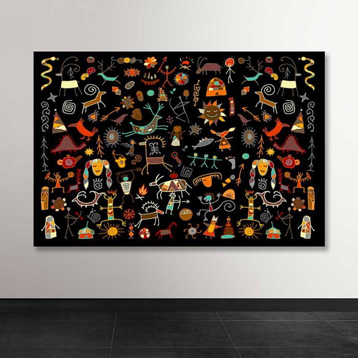 Wallity DEV02383100140 Multicolor 100 x 140 cm Wallity DEV02383100140 Multicolor 100 x 140 cm